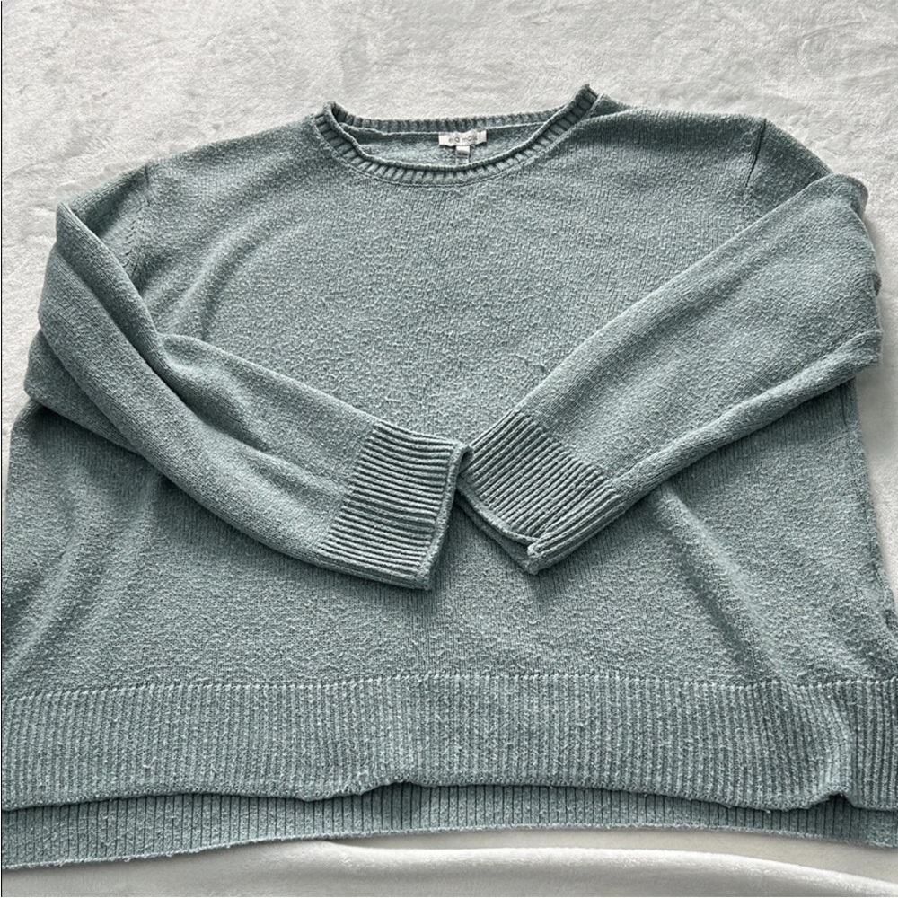 Ella Moss Women's Teal Cowl Neck Sweater